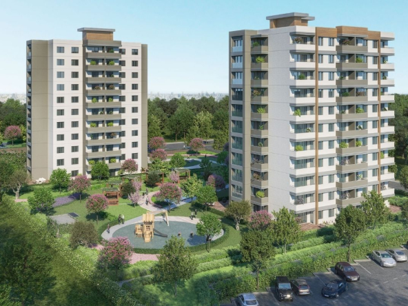 Banu Evleri Bahçekent, Ready to move in apartments for sale in Istanbul