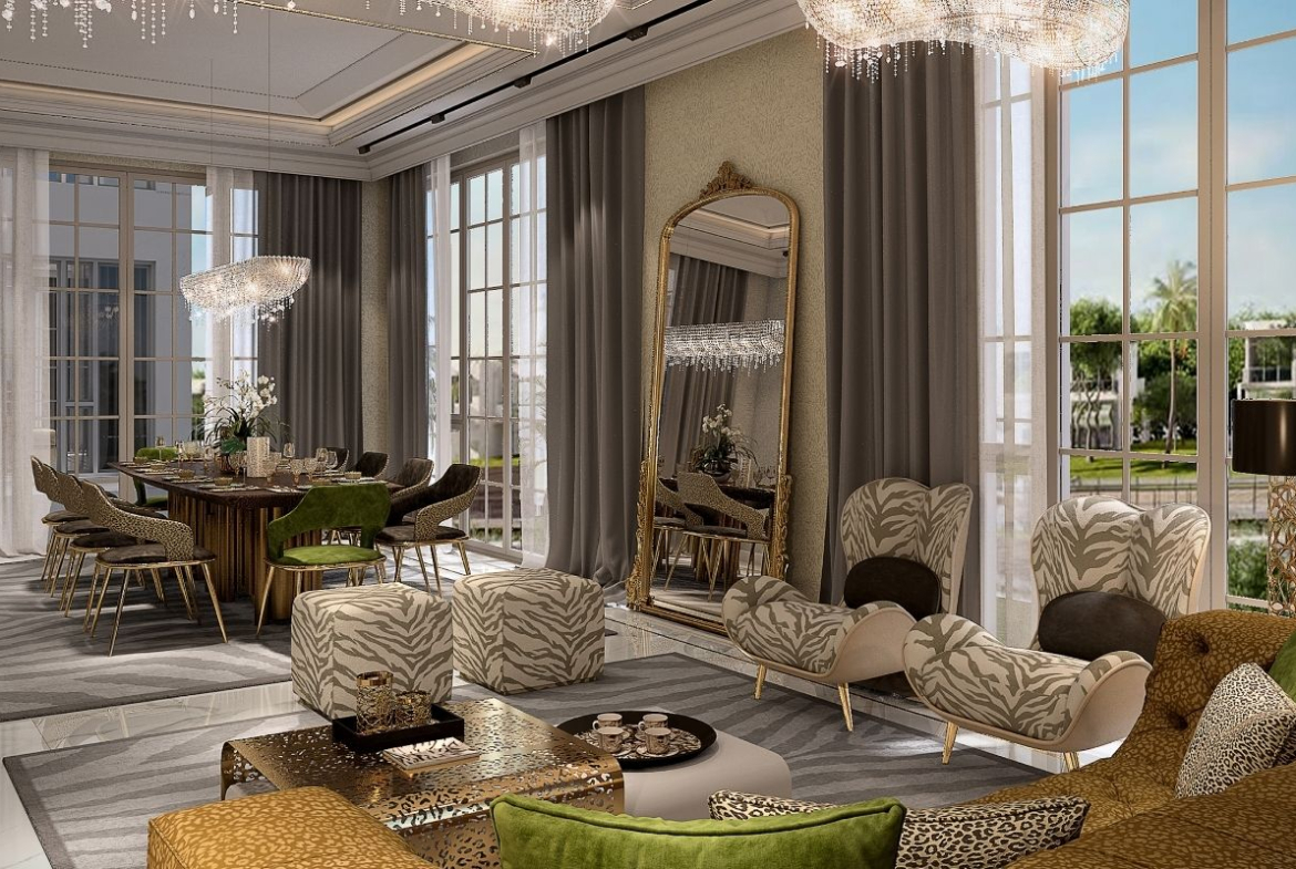 Cavalli Estate, Damac Hills, Dubai - Luxury Cavalli Estates Mansions for Sale in Damac Hills Dubai