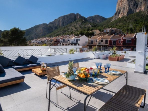 Polop Hills Villa modern detached homes for sale in Alicante Costa Blanca Spain.