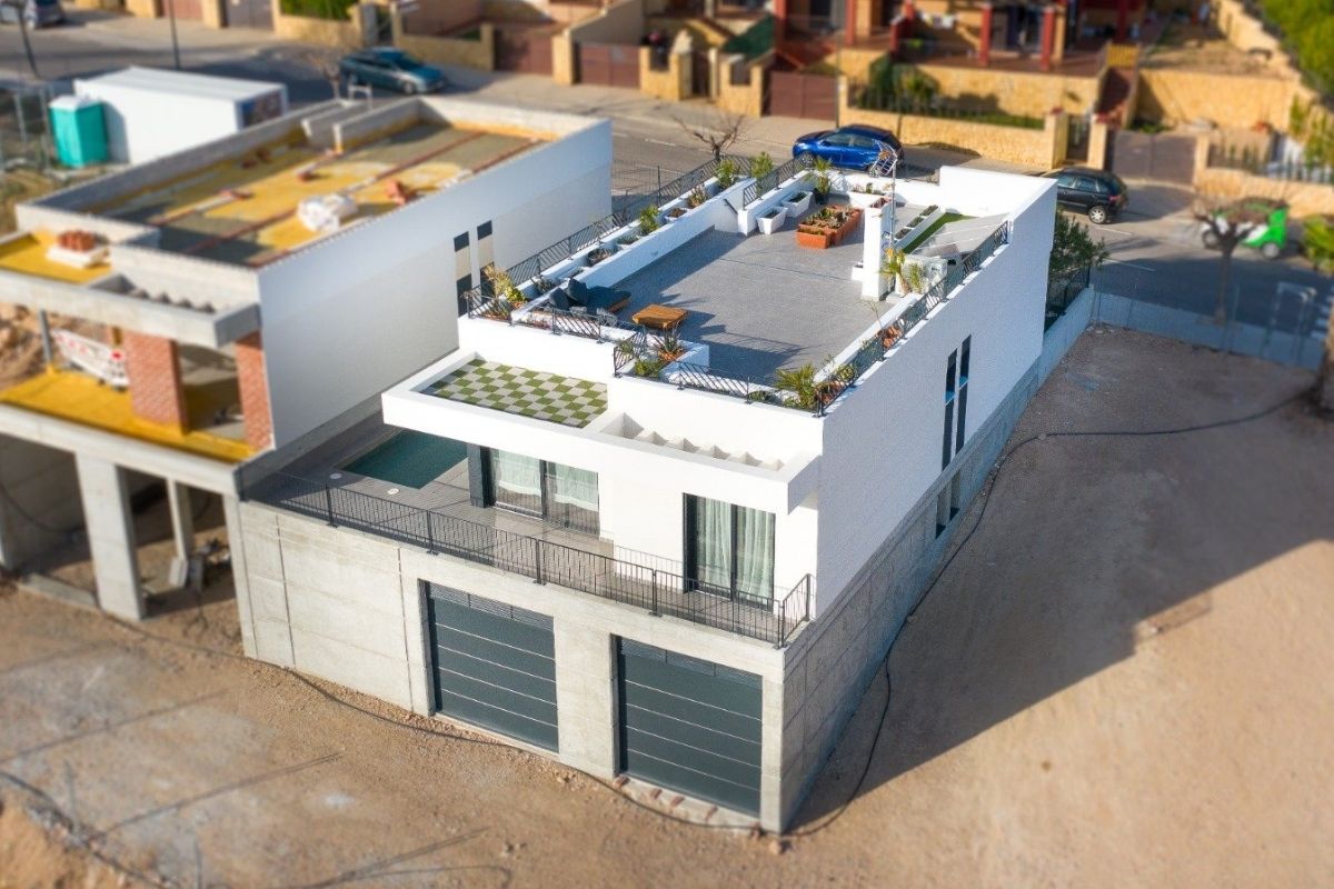 Polop Hills Villa modern detached homes for sale in Alicante Costa Blanca Spain.