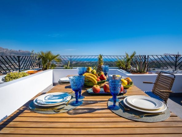 Polop Hills Villa modern detached homes for sale in Alicante Costa Blanca Spain.