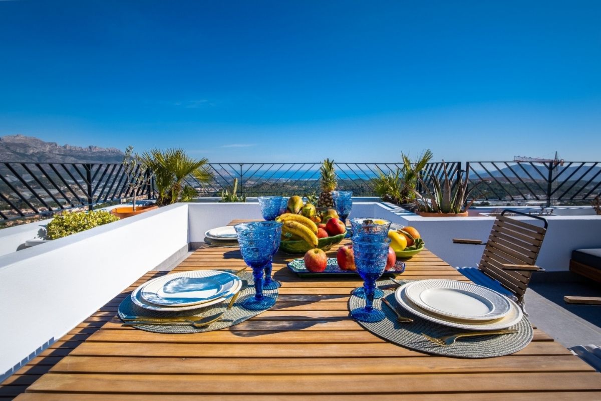 Polop Hills Villa modern detached homes for sale in Alicante Costa Blanca Spain.