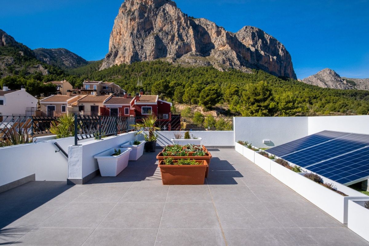 Polop Hills Villa modern detached homes for sale in Alicante Costa Blanca Spain.