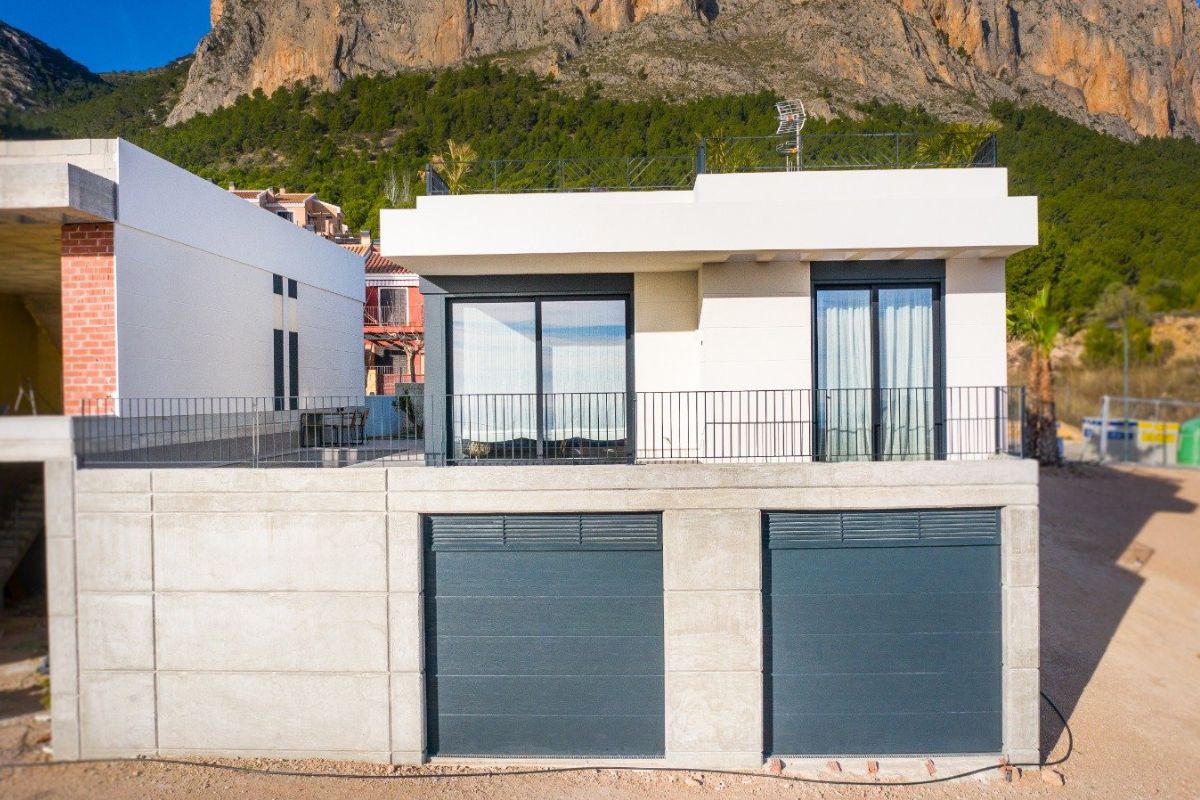 Polop Hills Villa modern detached homes for sale in Alicante Costa Blanca Spain.