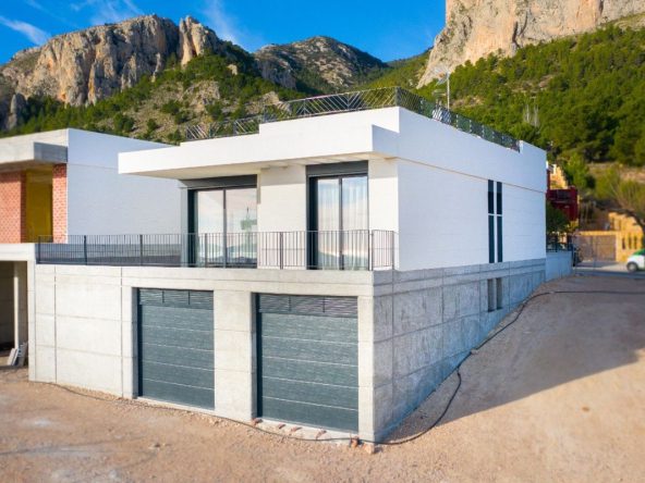 Polop Hills Villa modern detached homes for sale in Alicante Costa Blanca Spain.
