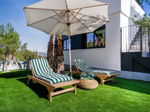 Polop Hills Villa modern detached homes for sale in Alicante Costa Blanca Spain.
