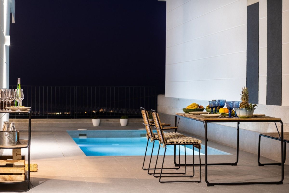 Polop Hills Villa modern detached homes for sale in Alicante Costa Blanca Spain.