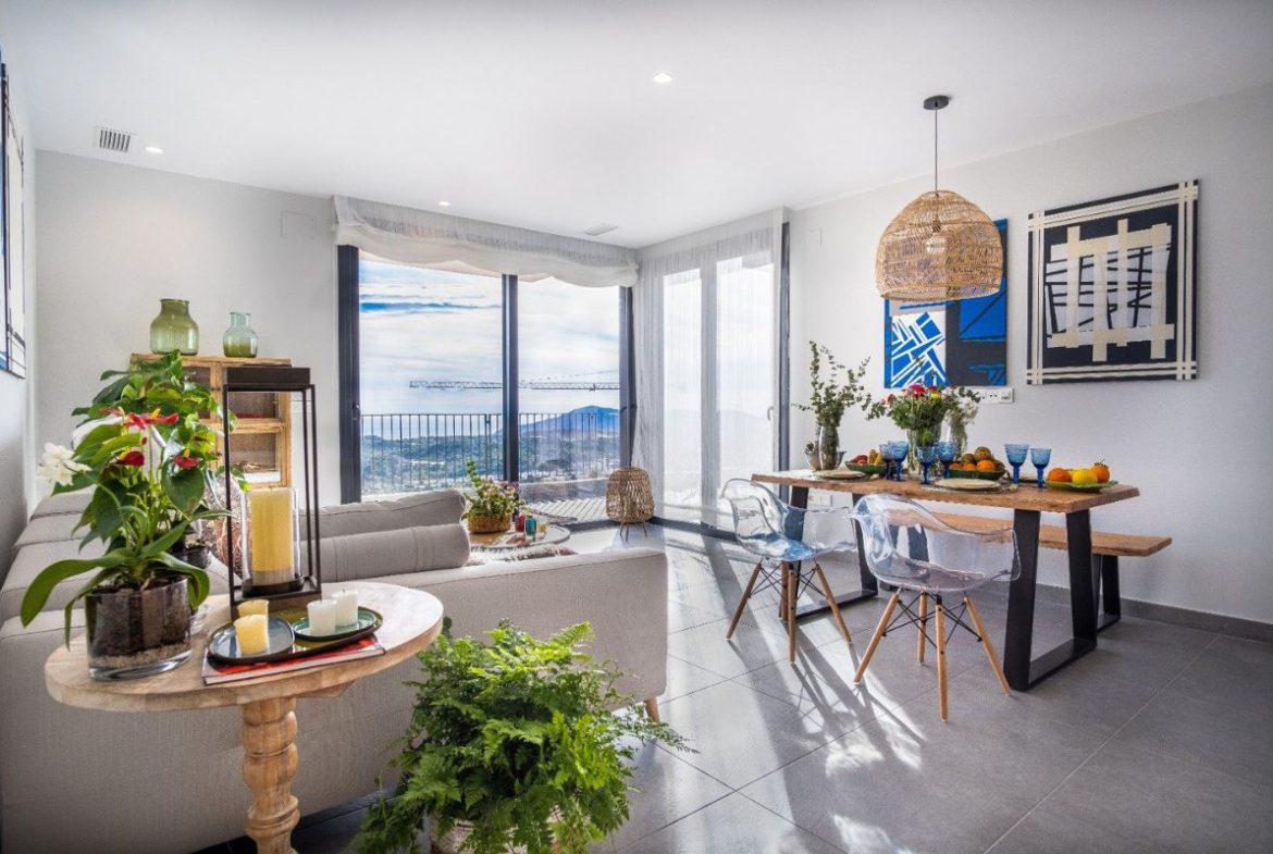 Polop Hills Villa modern detached homes for sale in Alicante Costa Blanca Spain.