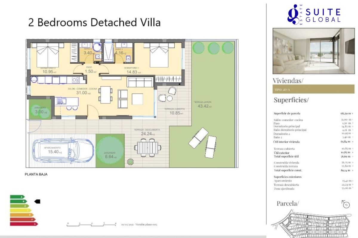 Polop Hills Villa modern detached homes for sale in Alicante Costa Blanca Spain.
