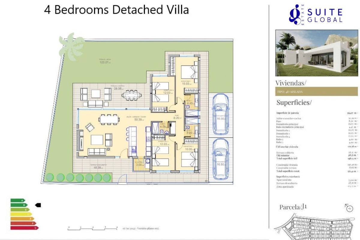 Polop Hills Villa modern detached homes for sale in Alicante Costa Blanca Spain.