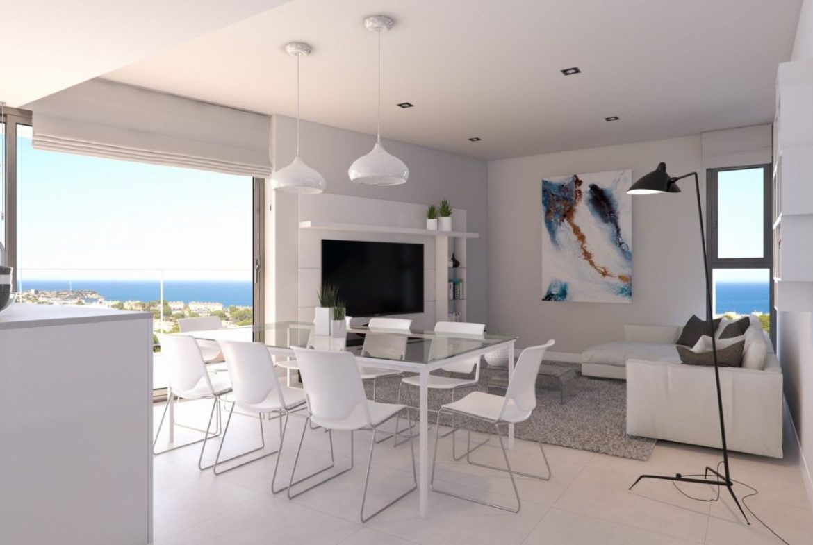 Luxury beachfront apartments for sale in Costa Blanca Spain, close to famous beaches.