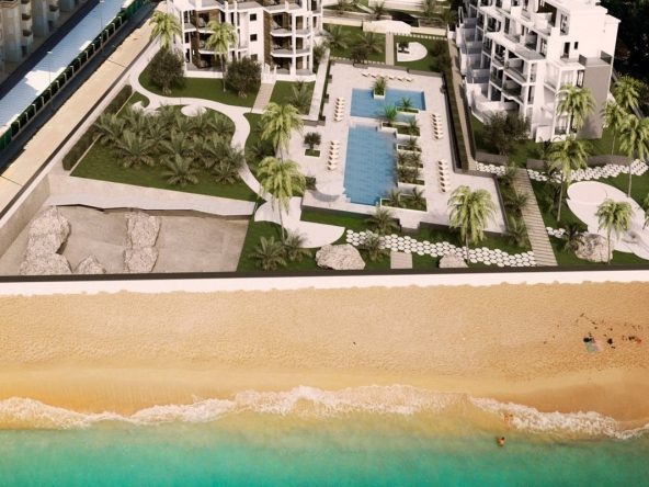 Beachfront apartments for sale in Denia Costa Blanca Spain with Mediterranean views.