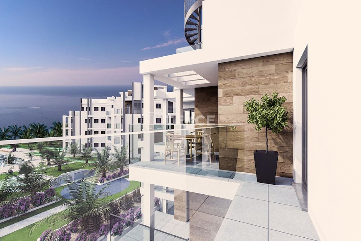 Beachfront apartments for sale in Denia Costa Blanca Spain with Mediterranean views.