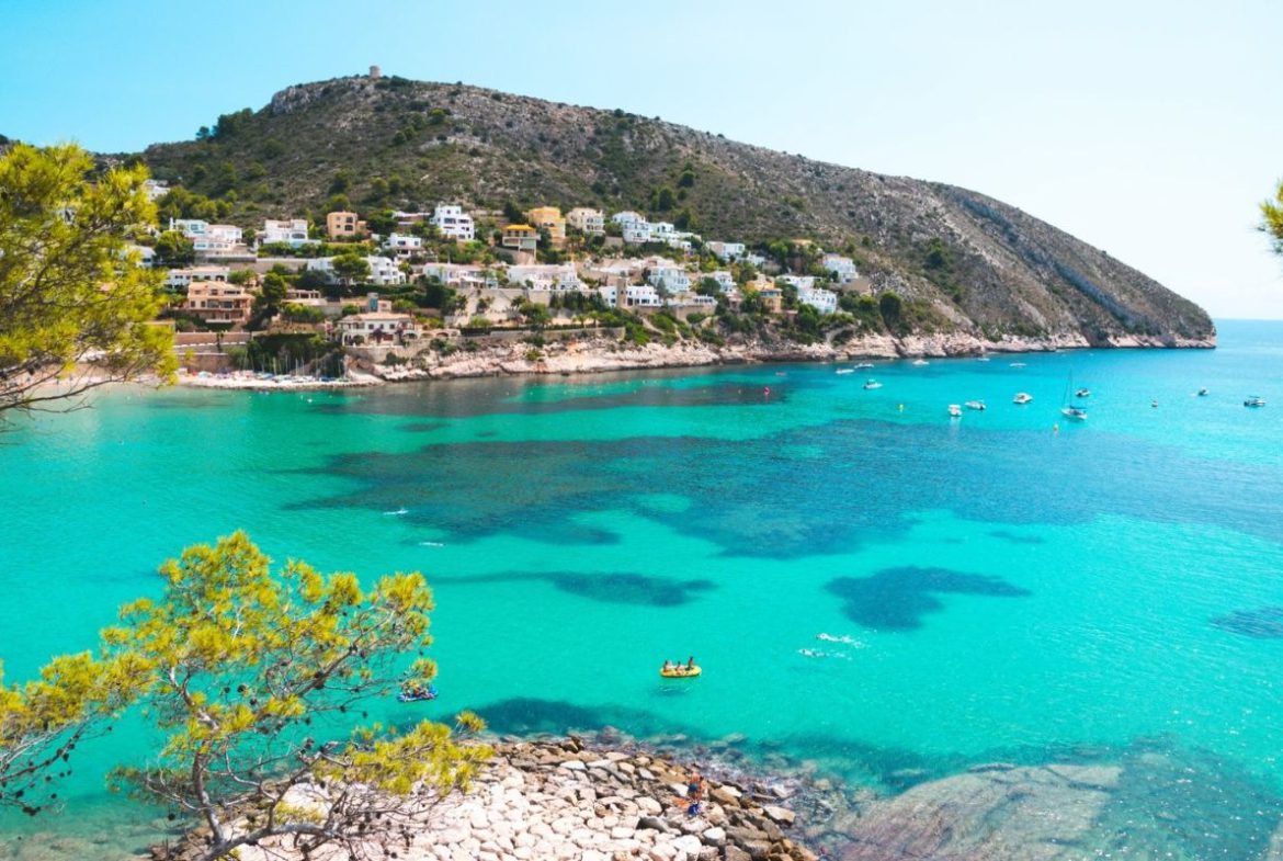 Beachfront apartments for sale in Denia Costa Blanca Spain with Mediterranean views.