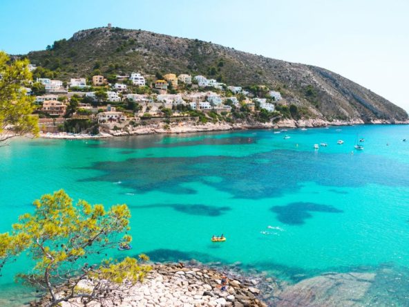 Beachfront apartments for sale in Denia Costa Blanca Spain with Mediterranean views.