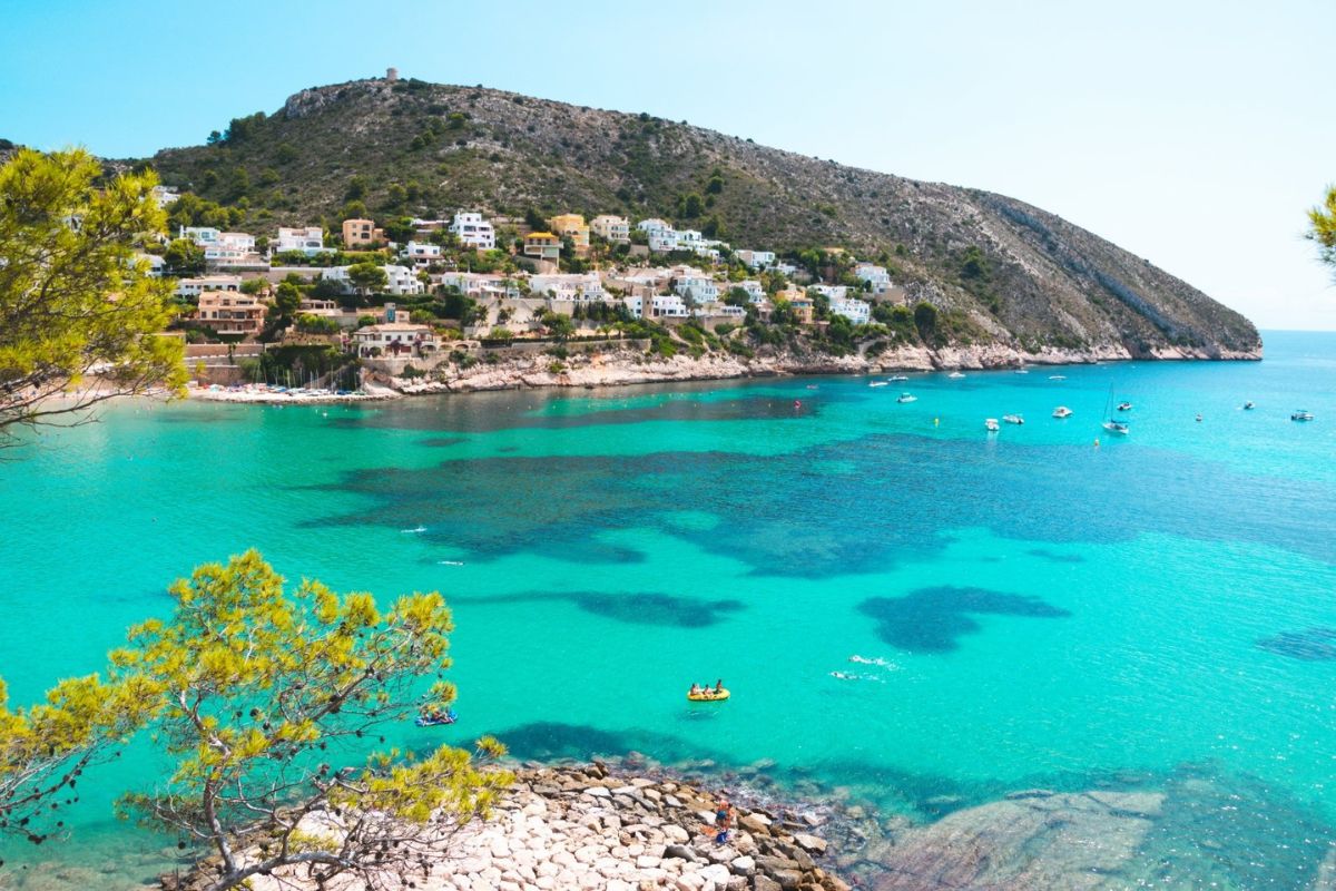 Beachfront apartments for sale in Denia Costa Blanca Spain with Mediterranean views.