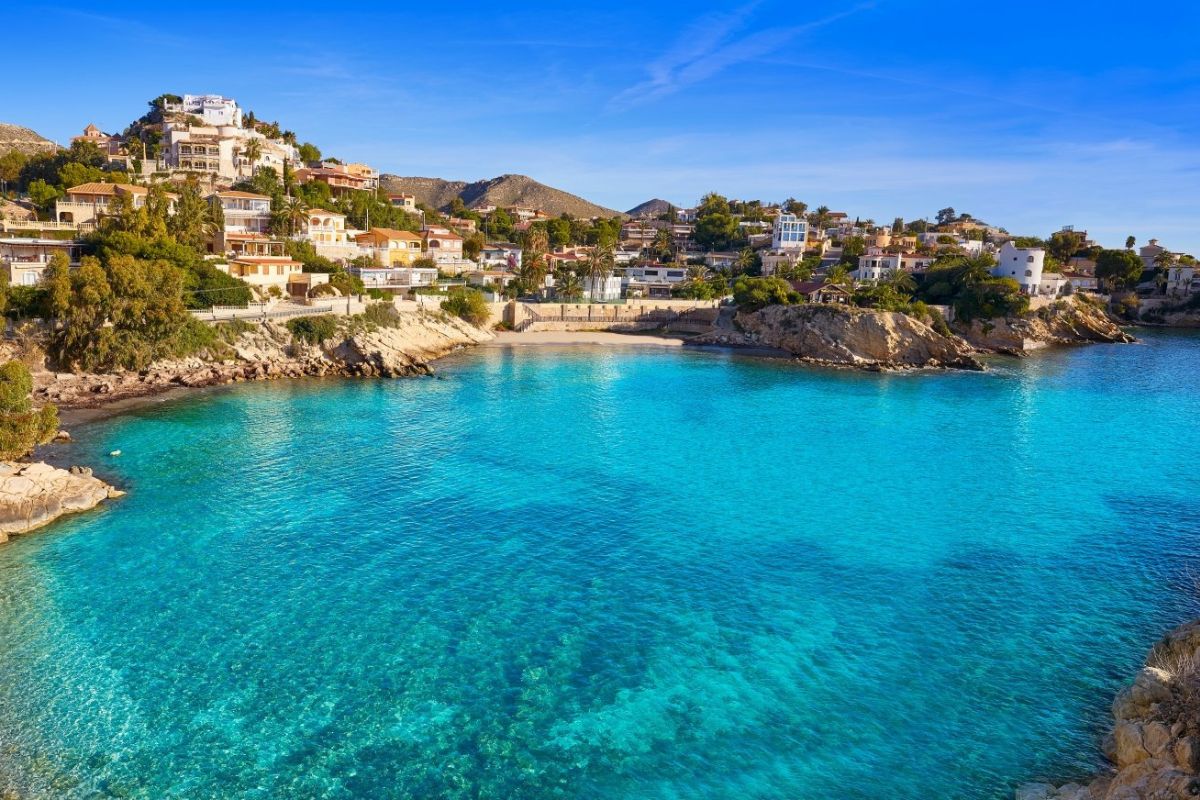 Beachfront apartments for sale in Denia Costa Blanca Spain with Mediterranean views.