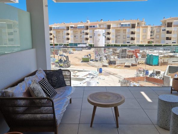 Beachfront apartments for sale in Denia Costa Blanca Spain with Mediterranean views.