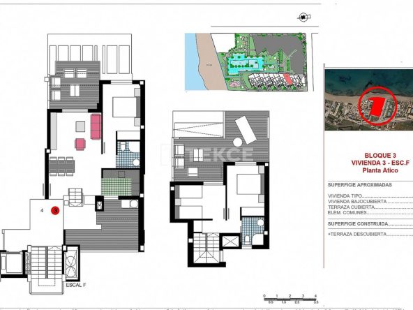 Beachfront apartments for sale in Denia Costa Blanca Spain with Mediterranean views.