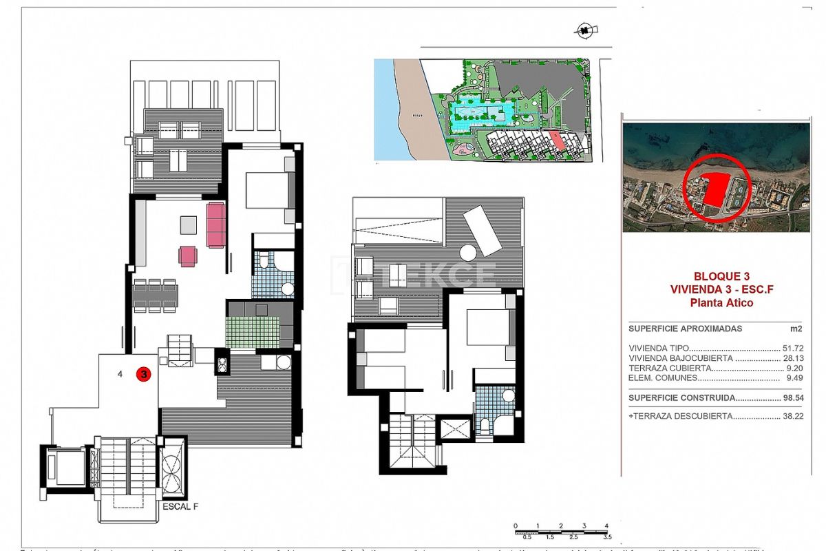Beachfront apartments for sale in Denia Costa Blanca Spain with Mediterranean views.