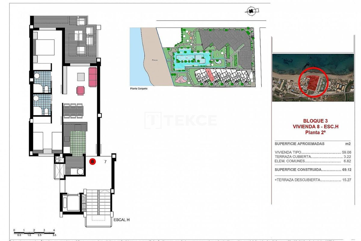 Beachfront apartments for sale in Denia Costa Blanca Spain with Mediterranean views.