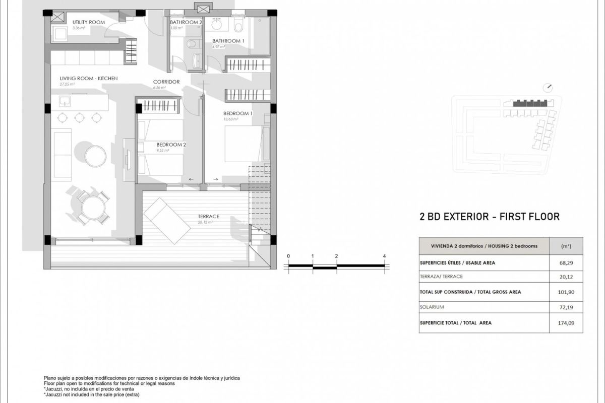 Modern apartments in Costa Blanca for sale near the Mediterranean coast in Spain.