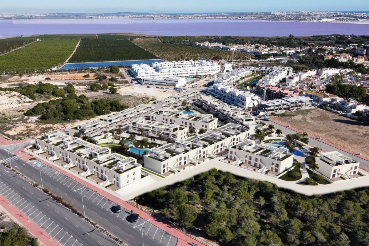 Luxury apartments for sale in Alicante with modern design, spacious interiors, and Mediterranean lifestyle – exterior, interior, and floor plan views