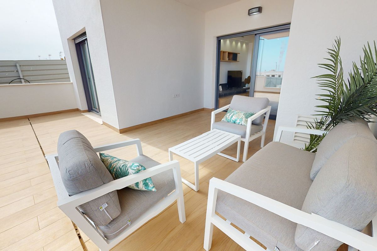 Luxury apartments for sale in Alicante with modern design, spacious interiors, and Mediterranean lifestyle – exterior, interior, and floor plan views