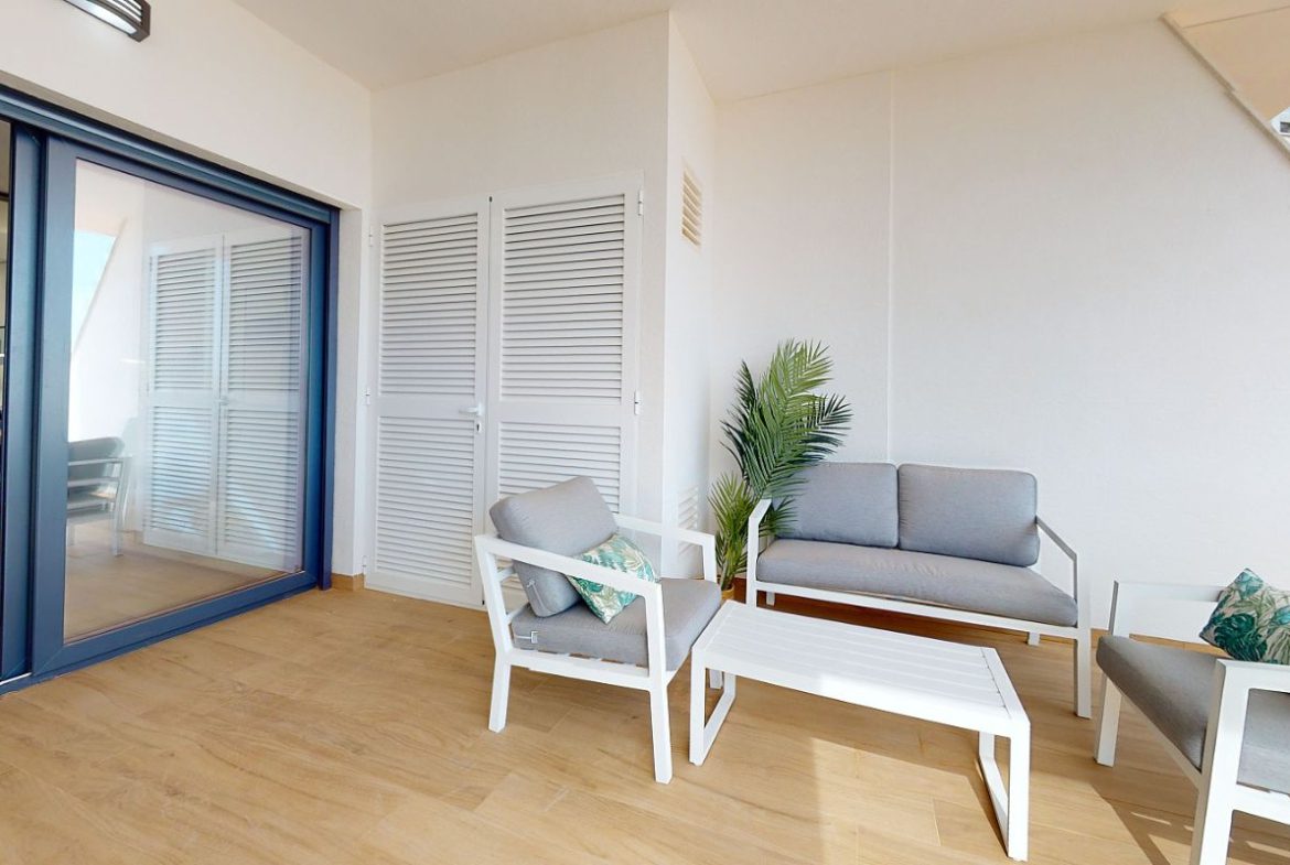 Luxury apartments for sale in Alicante with modern design, spacious interiors, and Mediterranean lifestyle – exterior, interior, and floor plan views