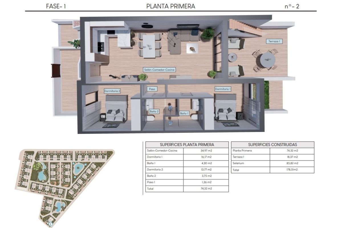 Luxury apartments for sale in Alicante with modern design, spacious interiors, and Mediterranean lifestyle – exterior, interior, and floor plan views