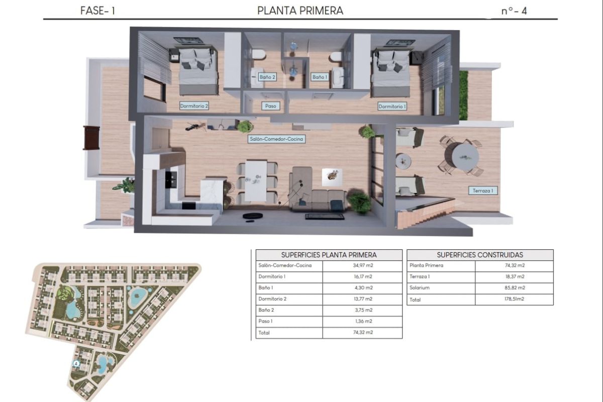 Luxury apartments for sale in Alicante with modern design, spacious interiors, and Mediterranean lifestyle – exterior, interior, and floor plan views