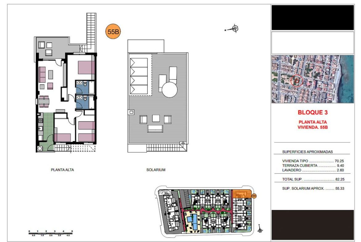 Modern duplex apartments in Alicante with rooftop terraces, garden patios, and beachside living – exterior, interior, and layout views.