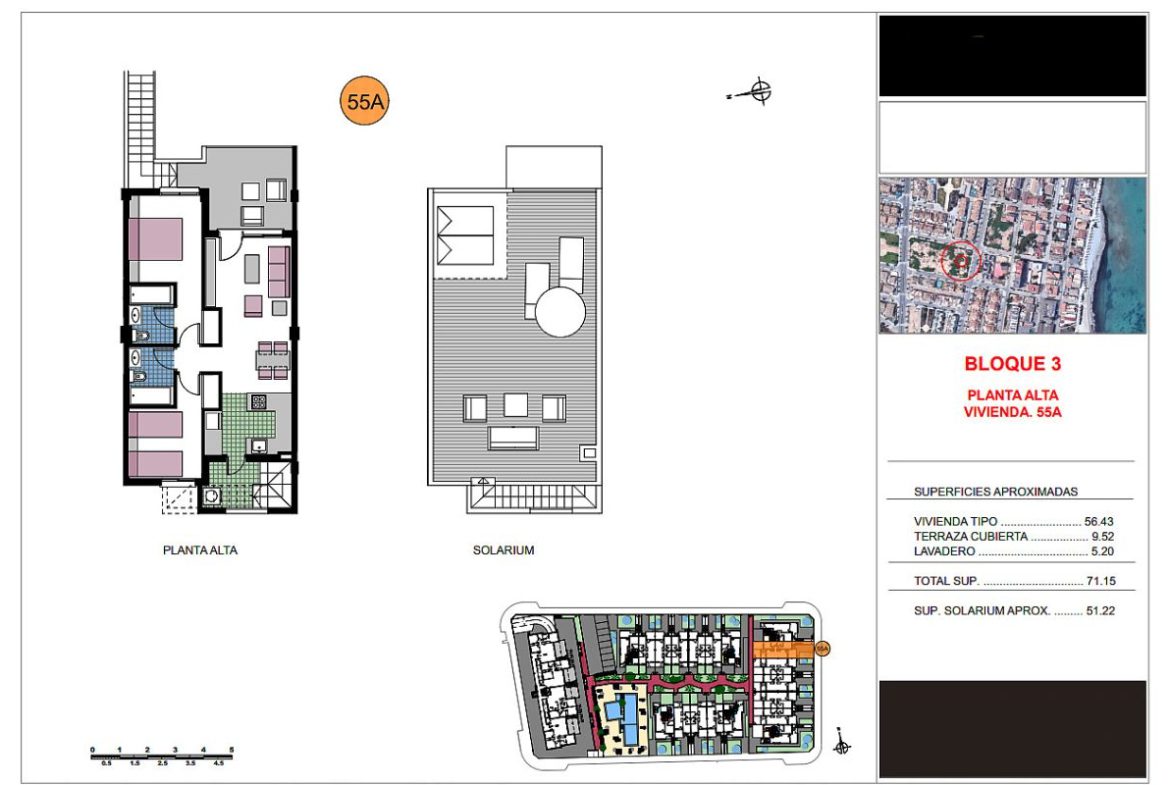 Modern duplex apartments in Alicante with rooftop terraces, garden patios, and beachside living – exterior, interior, and layout views.