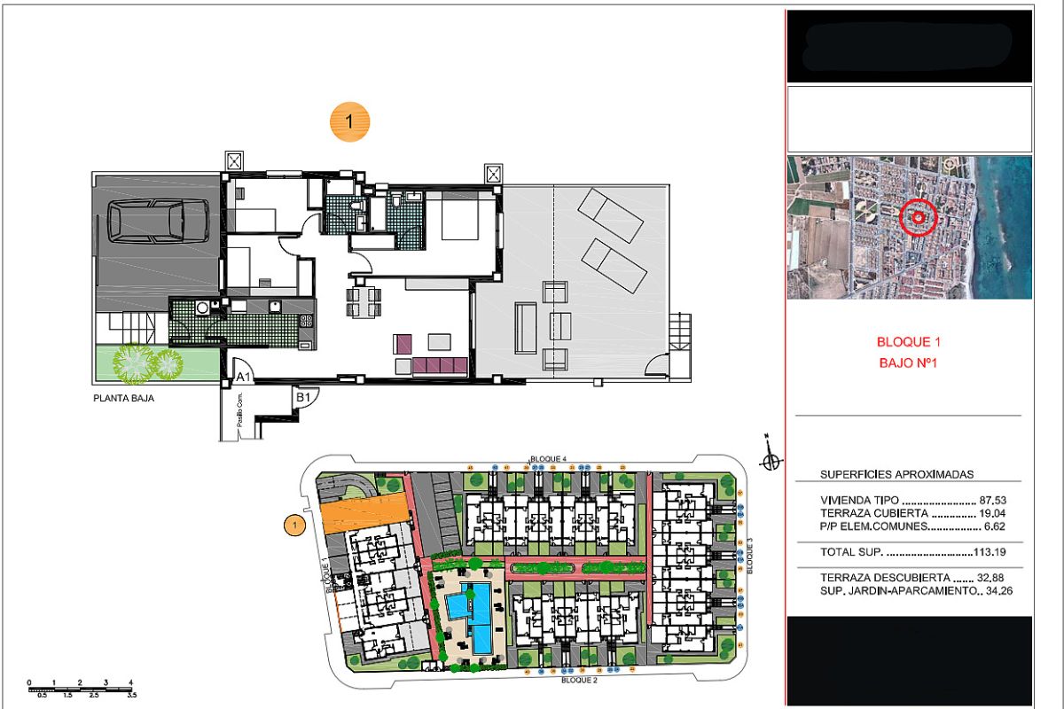 Modern duplex apartments in Alicante with rooftop terraces, garden patios, and beachside living – exterior, interior, and layout views.
