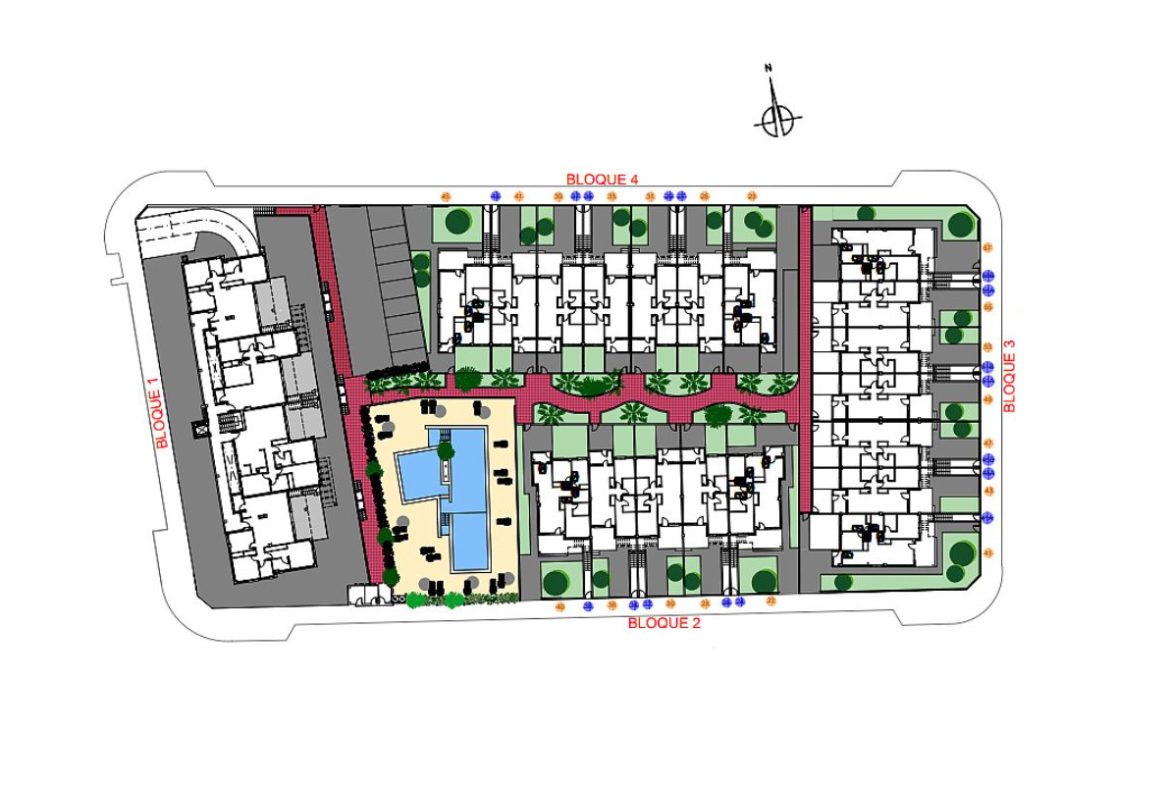 Modern duplex apartments in Alicante with rooftop terraces, garden patios, and beachside living – exterior, interior, and layout views.