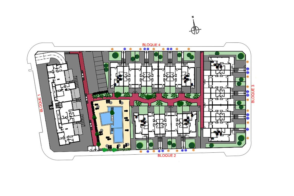 Modern duplex apartments in Alicante with rooftop terraces, garden patios, and beachside living – exterior, interior, and layout views.