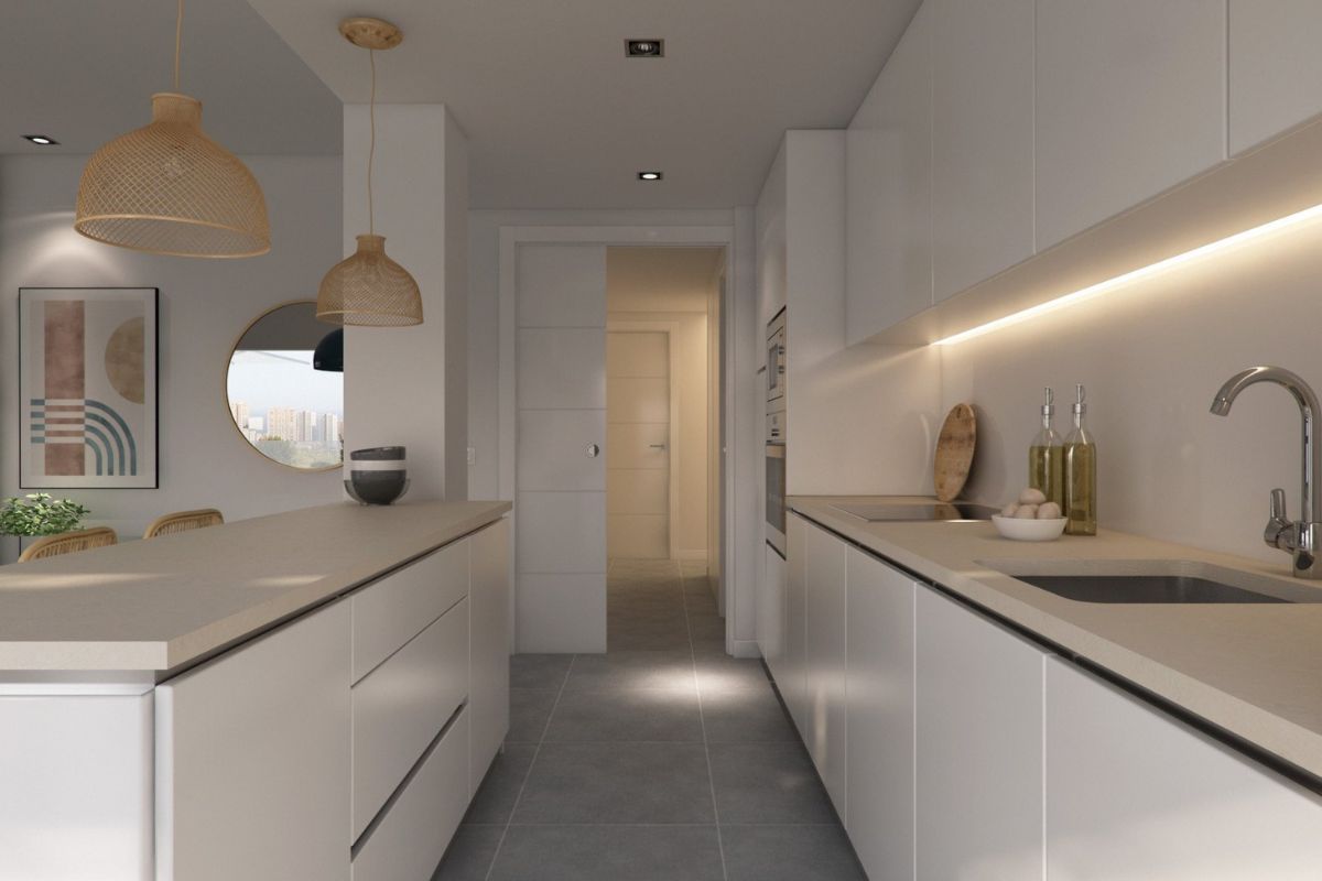 Luxury penthouses for sale in Alicante with private pools, spacious terraces, and panoramic Mediterranean views – interior, exterior, and layout visuals.