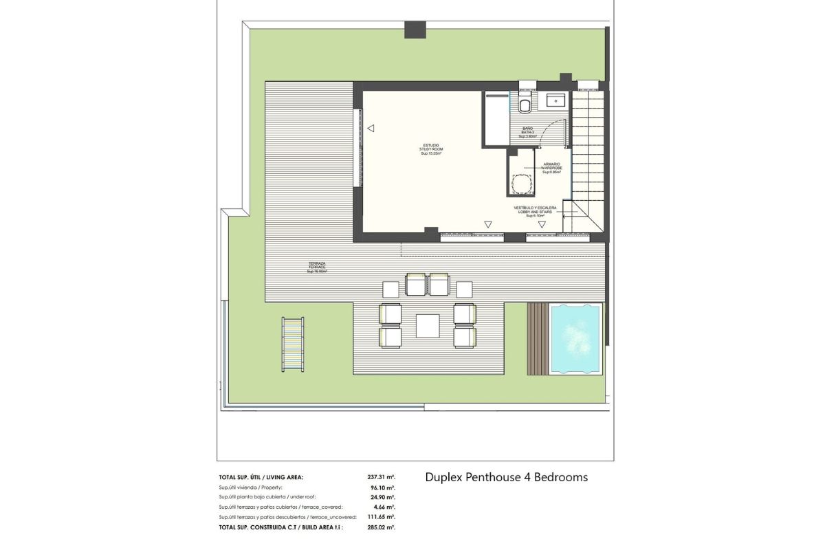 Luxury penthouses for sale in Alicante with private pools, spacious terraces, and panoramic Mediterranean views – interior, exterior, and layout visuals.