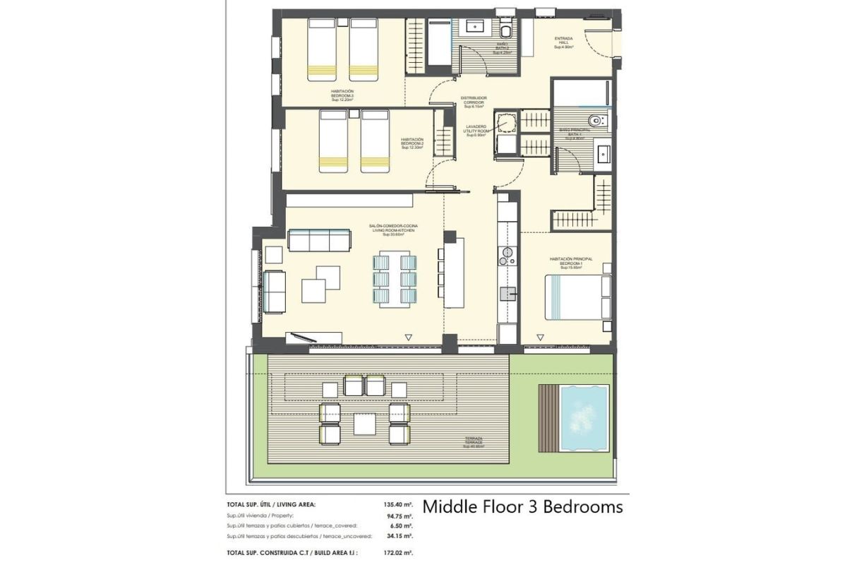 Luxury penthouses for sale in Alicante with private pools, spacious terraces, and panoramic Mediterranean views – interior, exterior, and layout visuals.