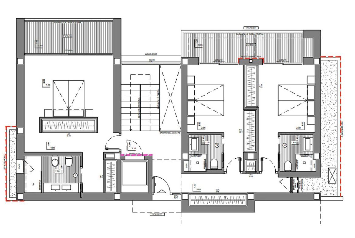 Contemporary sea view villas for sale in Alicante with infinity pools, rooftop terraces, and natural surroundings – interior, exterior, and layout views.