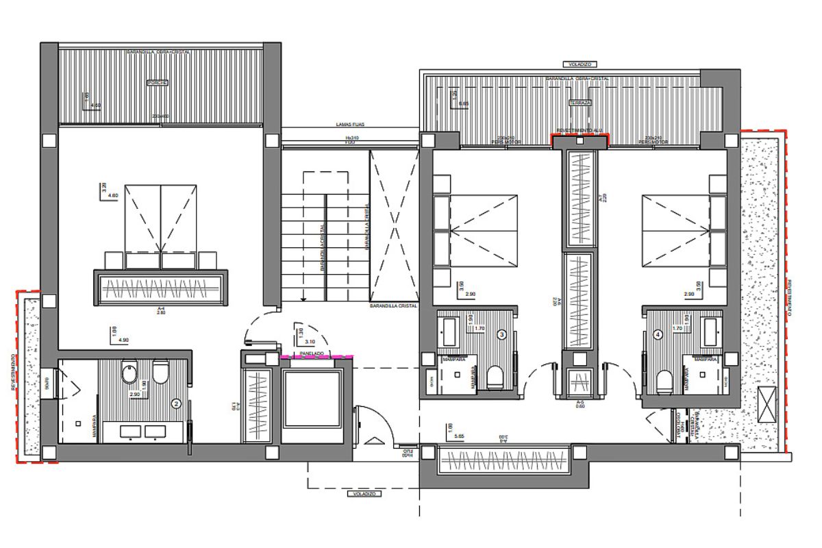 Contemporary sea view villas for sale in Alicante with infinity pools, rooftop terraces, and natural surroundings – interior, exterior, and layout views.
