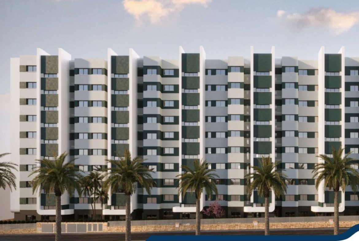 Elegant sea view apartments for sale in Costa Blanca with beach access, modern design, and communal pools.