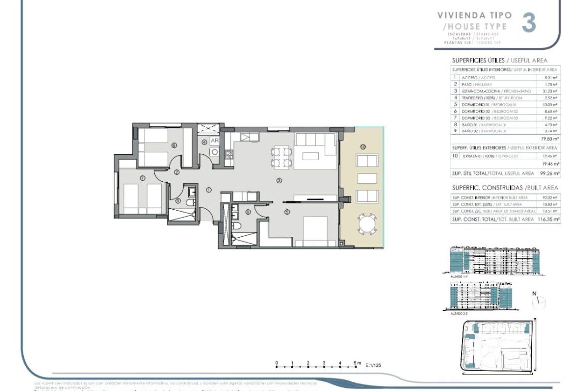 Elegant sea view apartments for sale in Costa Blanca with beach access, modern design, and communal pools.