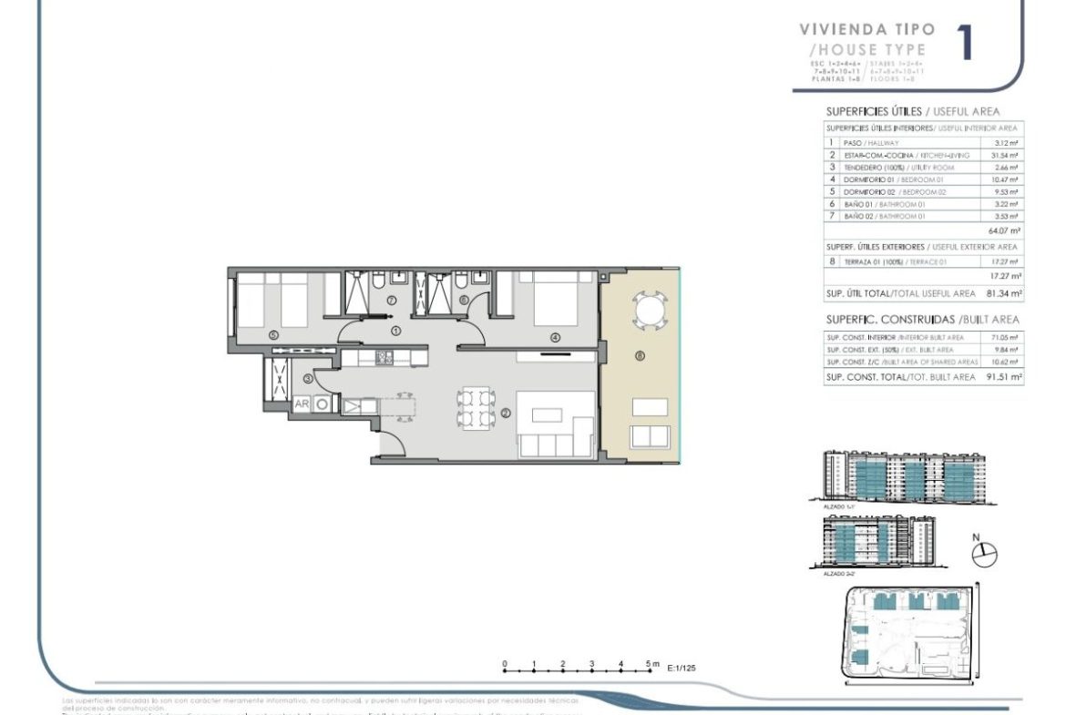 Elegant sea view apartments for sale in Costa Blanca with beach access, modern design, and communal pools.