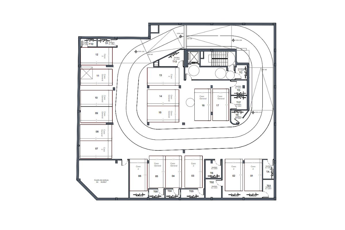 Contemporary beachside apartments for sale in Spain, just 100 meters from the Mediterranean, with modern design, balconies, and excellent location.