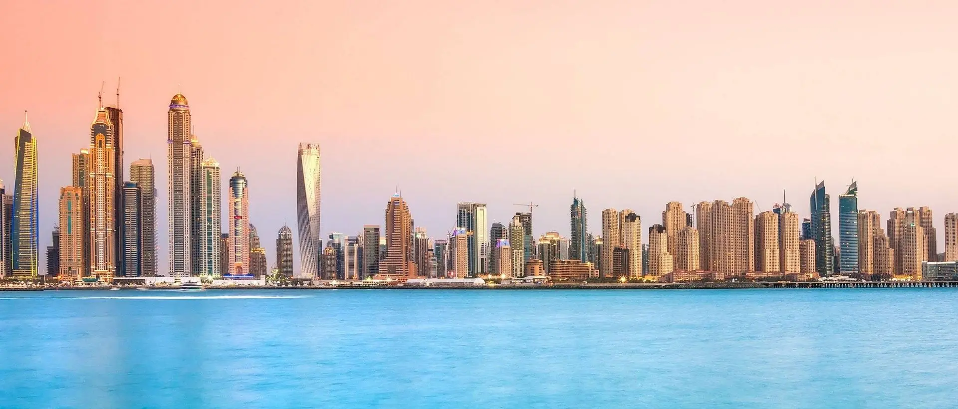 Dubai skyline view representing real estate investment and 10-year Golden Visa residency opportunity in the UAE.