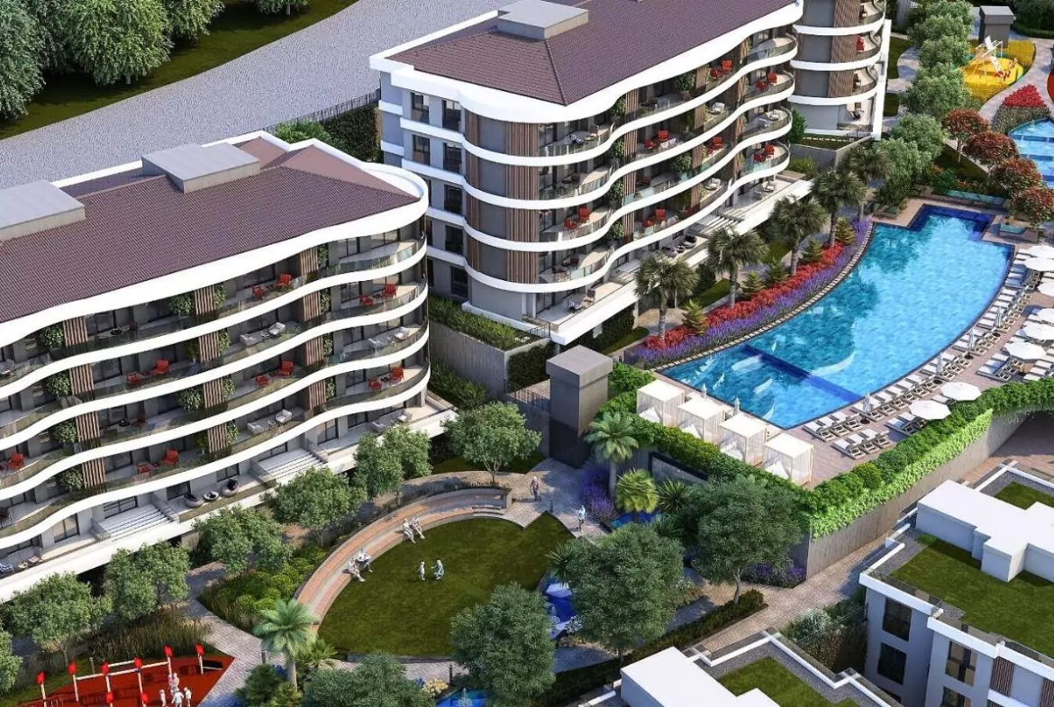 Sea View Apartments for Sale in Kusadasi – 500m from Beach