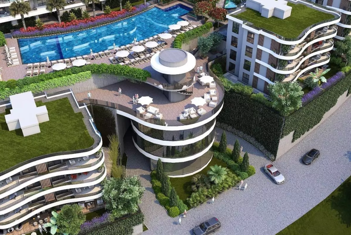 Sea View Apartments for Sale in Kusadasi – 500m from Beach