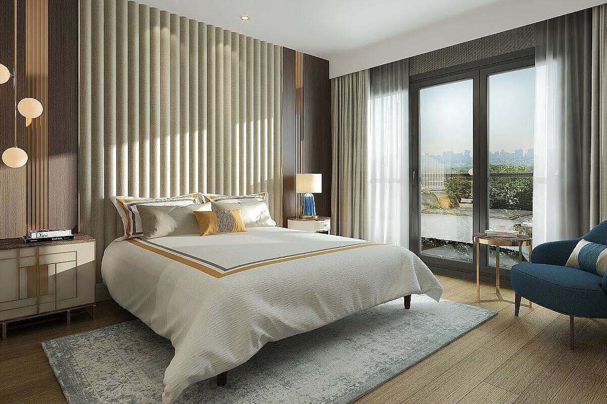 Modern dining room with elegant decor