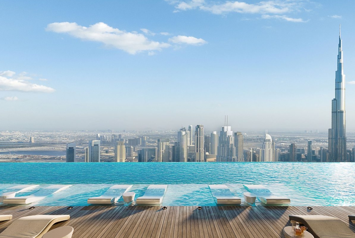 Residences Dubai luxury apartments in Trade Center with Burj Khalifa views
